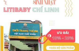 [🆕🇻🇳] LITIBABY – THƯƠNG HIỆU THỜI TRANG VIỆT 😎❤️️⭐️  MỪNG SINH NHẬT LiTibaby Chí Linh_Hải Dương TRÒN 1 TUỔI
Giảm 10% – 20% toàn bộ cửa hàng duy nhất từ 11/4 – 16/4
Tại địa chỉ: 46 Đặng Tính Phả Lại Chí Li , shares-4✔️ , likes-52❤️️ , date-2023-04-10 16:50:38🇻🇳🇻🇳🇻🇳📰🆕
