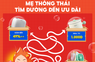 [🆕🇻🇳] ShopeeVN ♥️️ Top1Index 📚    MẸ THÔNG THÁI – SĂN DEAL THÔNG MINHBật mí 6 bí quyết săn SALE ngành hàng ĐỜI SỐNG cho các Mẹ:
Voucher cực xịn, giảm đến 30.000Đ
Deal chất chỉ từ 1.0 , shares-245✔️ , likes-383❤️️ , date-2023-06-19 18:00:00🇻🇳🇻🇳🇻🇳📰🆕