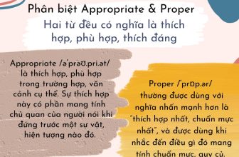 [🆕🇻🇳] Ha Phong IELTS – Thầy Hà & Phong 📚 Top1Learn 📕  Phân biệt PROPER và APPROPRIATEHai từ đều có nghĩa là thích hợp, phù hợp, thích đáng. Tuy nhiên từ appropriate có nghĩa rộng hơn và dùng được trong nhiề , shares-0✔️ , likes-10❤️️ , date-2023-10-04 23:27:30🇻🇳🇻🇳🇻🇳📰🆕