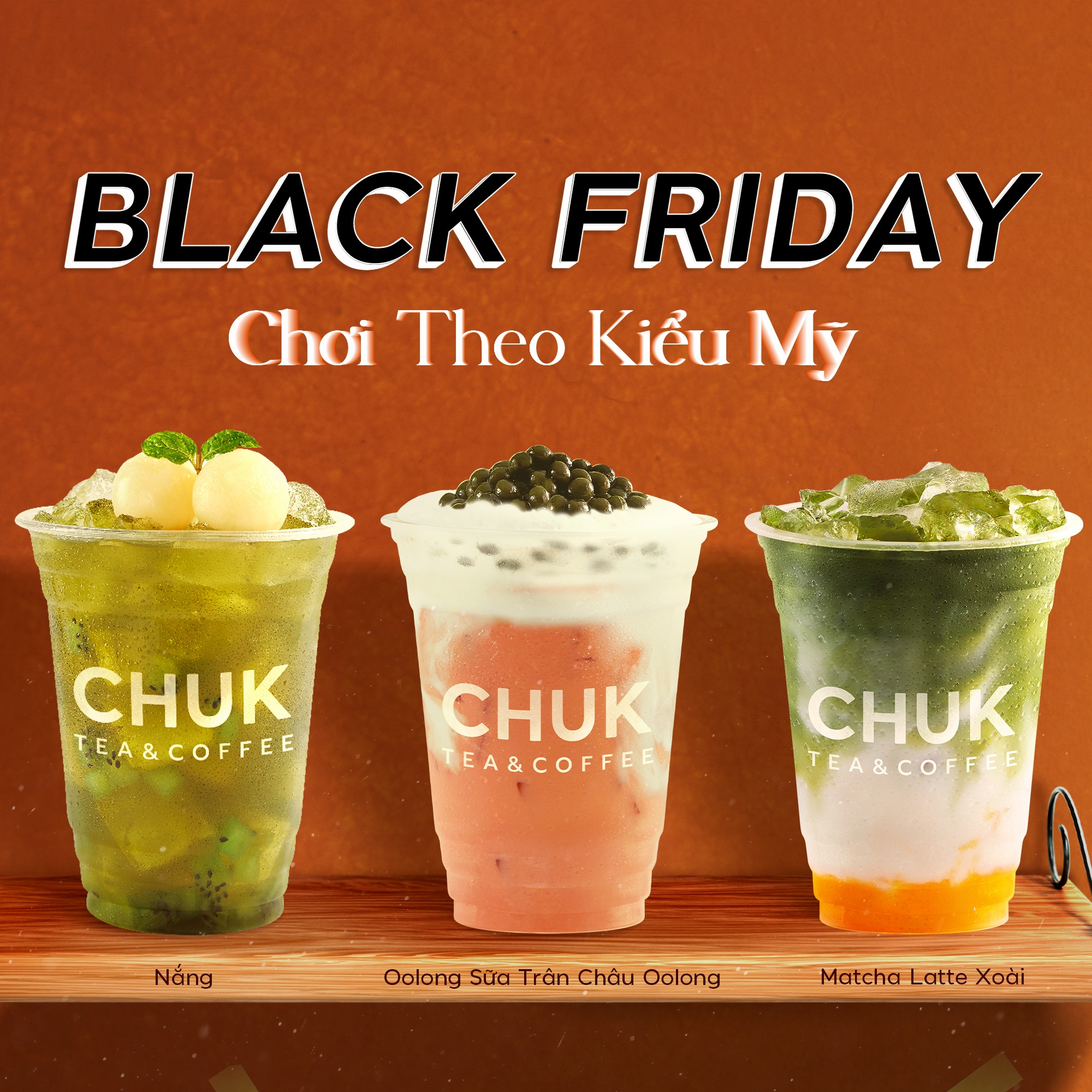 [☕️🇻🇳] Chuk Tea – Coffee 🥤 Top1Coffee ☕️  CHILL BLACK “FIVE” DAY – CHUK KHAO “FIVE” TY PHẦN TRĂM CHỈ DUY NHẤT HÔM NAY !!! 
 Săn ngay kẻo lỡ vì đây là dịp sale lớn nhất t , shares-0✔️ , likes-14❤️️ , date-2023-11-21 13:00:07🇻🇳🇻🇳🇻🇳📰🆕