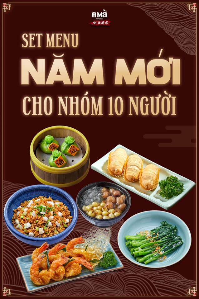 [🆕🇻🇳] A MÀ Kitchen – Nhà hàng Hongkong 🍔 Top1Food 🍜 𝐂𝐔̀𝐍𝐆 𝐍𝐇𝐀𝐔 Đ𝐎́𝐍 𝐂𝐇𝐀̀𝐎 𝐍𝐀̆𝐌 𝐌𝐎̛́𝐈  

 SET MENU ĐẶC BIỆT DÀNH CHO NHÓM 10 NGƯỜI CHỈ VỚI 350k/ người ÁP DỤNG ĐẾN HẾT 30/01.  
 Set 1 
 Set 2 
 Set 3

 Nhắn ti , shares-6✔️ , likes-154❤️️ , date-2024-01-10 19:39:59🇻🇳🇻🇳🇻🇳📰🆕