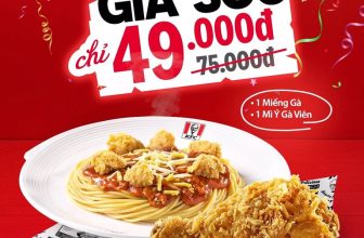 [🆕🇻🇳] KFC Vietnam 🍔 Top1Food 🍜 SĂN LIỀN TAY MÓN NGON, DEAL HOT CHỈ 49K!!!Gấp gấp gấp fans ơiii, ghé KFC “chốt” liền Combo 49K gồm 1 Miếng Gà + 1 Mì Ý Gà Viên, ngon ê hề mà giá hời miễn , shares-8✔️ , likes-212❤️️ , date-2024-04-08 19:00:48🇻🇳🇻🇳🇻🇳📰🆕