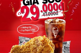 [🆕🇻🇳] KFC Vietnam 🍔 Top1Food 🍜 NGON NGÂY NGẤT CÙNG DEAL NGẤT NGÂYChill hết nấc cùng Combo KFC 29K gồm 1 Miếng Gà + 1 Ly Pepsi (vừa), thoả cơn thèm gà, vừa vặn bụng đói, fans gà nhất đ , shares-8✔️ , likes-266❤️️ , date-2024-04-07 19:00:23🇻🇳🇻🇳🇻🇳📰🆕