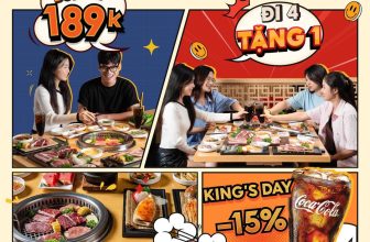 [🆕🇻🇳] King BBQ – Vietnam – Vua Nướng Hàn Quốc 🍔 Top1Food 🍜 [HN] Tháng Mới có deal – Iu King BBQ Không lối thoátMời hommies gần xa xúng xinh dự tiệc nướng siêu hoành tráng cùng King BBQ nha. Tầm này hẹn hò, tiệc t , shares-12✔️ , likes-28K❤️️ , date-2024-04-02 00:01:34🇻🇳🇻🇳🇻🇳📰🆕