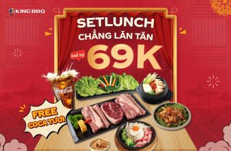 [🆕🇻🇳] King BBQ – Vietnam – Vua Nướng Hàn Quốc 🍔 Top1Food 🍜 [SET LUNCH CHỈ TỪ 69K]MENU QUỐC DÂN – CHẲNG CÒN LĂN TĂN “TRƯA NAY ĂN GÌ?”Nghỉ trưa mình làm ngay bữa ngon lành & nhanh gọn với Setlunch đủ đầy liền ng , shares-1✔️ , likes-23❤️️ , date-2024-03-28 00:03:11🇻🇳🇻🇳🇻🇳📰🆕