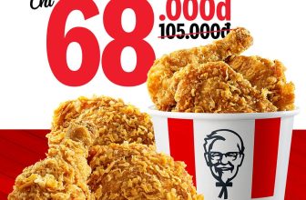 [🆕🇻🇳] KFC Vietnam 🍔 Top1Food 🍜 DEAL ĐÚNG ĐỈNH CHỈ 68K!!!Hot deal duy nhất 3 NGÀY 9/4, 10/4 & 11/4 dành tặng riêng cho các fans gà KFC chỉ 68K có ngay 3 Miếng Gà Giòn Nóng Hổi Vừa Thổi  , shares-301✔️ , likes-67K❤️️ , date-2024-04-07 15:01:20🇻🇳🇻🇳🇻🇳📰🆕