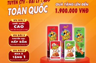 [🆕🇻🇳] Nhà máy Ăn Vặt Ngon 🍔 Top1Food 🍜 TUYỂN NHÀ PHÂN PHỐI SẢN PHẨM CHÂN GÀ RÚT XƯƠNG ALACO
Khuyến mại HẤP DẪN, DUY NHẤT trong Tháng này
Thương hiệu sản xuất CHÂN GÀ RÚT XƯƠNG hàng đầu tại Việt , shares-0✔️ , likes-1❤️️ , date-2024-04-16 21:34:58🇻🇳🇻🇳🇻🇳📰🆕