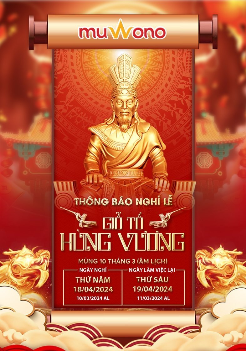 [🆕🇻🇳] Muwono – Thương Hiệu Nem Chua Rán Số 1 Việt Nam – Chất Thượng Hạng – Vạn Người Mê! 🍔 Top1Food  🍜 THÔNG BÁO NGHỈ LỄ GIỖ TỔ HÙNG VƯƠNG

Muwono xin thông báo thời gian nghỉ lễ như sau:
Thời gian: 
– Từ ngày 18/04 đến hết ngày 18/04
– Thời gian hoạt động t , shares-0✔️ , likes-15❤️️ , date-2024-04-15 13:19:22🇻🇳🇻🇳🇻🇳📰🆕