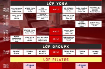 [🆕🇻🇳] Amazing Fitness and Yoga Center 🧘 Top1Yoga 🧘 AMAZING YOGA & GROUPX SCHEDULE | 15/04 – 21/04
Amazing Fitness & Yoga Center xin thông báo lịch tập từ ngày 15/04/2024 – 21/04/2024 của các lớp Yo , shares-0✔️ , likes-5❤️️ , date-2024-04-13 17:13:45🇻🇳🇻🇳🇻🇳📰🆕