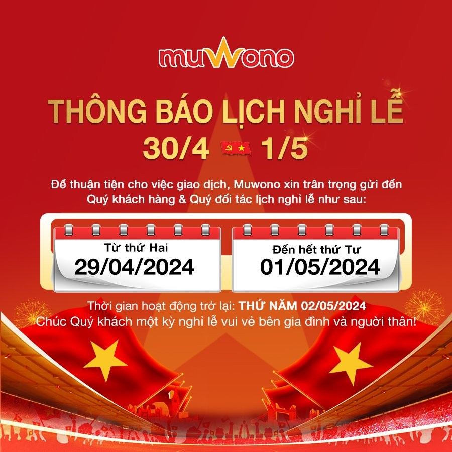 [🆕🇻🇳] Muwono – Thương Hiệu Nem Chua Rán Số 1 Việt Nam – Chất Thượng Hạng – Vạn Người Mê! 🍔 Top1Food  🍜 THÔNG BÁO LỊCH NGHỈ LỄ 30/4-01/05 
Để thuận tiện cho việc giao dịch, Muwono xin trân trọng thông báo đến Quý khách hàng & Qúy đối tác lịch nghỉ lễ như sau: , shares-1✔️ , likes-15❤️️ , date-2024-04-24 20:24:44🇻🇳🇻🇳🇻🇳📰🆕