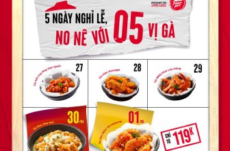 [🆕🇻🇳] Pizza Hut Việt Nam 🍔 Top1Food  🍜  05 NGÀY NGHỈ LỄ, NO NÊ VỚI 05 VỊ GÀMùa lễ năm nay bảo sao lại quá phủ phê với tận 05 vị gà cho 05 ngày nghỉ lễ thêm đã quá đã.CHỈ 119K cho 01 vị gà, , shares-2✔️ , likes-24❤️️ , date-2024-04-26 15:19:03🇻🇳🇻🇳🇻🇳📰🆕