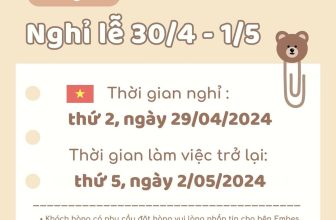 [🆕🇻🇳] EMBES là thương hiệu thời trang “Việt made” chất lượng cao dành cho trẻ em 🧑‍🧒❤️️👶⭐️ 𝐌𝐮̛̀𝐧𝐠 𝐧𝐠𝐚̀𝐲 𝐆𝐢𝐚̉𝐢 𝐩𝐡𝐨́𝐧𝐠 𝐦𝐢𝐞̂̀𝐧 𝐍𝐚𝐦 – 𝐭𝐡𝐨̂́𝐧𝐠 𝐧𝐡𝐚̂́𝐭 đ𝐚̂́𝐭 𝐧𝐮̛𝐨̛́𝐜 (𝟑𝟎/𝟎𝟒) 𝐯𝐚̀ 𝐍𝐠𝐚̀𝐲 𝐐𝐮𝐨̂́𝐜 𝐭𝐞̂́ 𝐋𝐚𝐨 đ𝐨̣̂𝐧𝐠 (𝟎𝟏/𝟎𝟓)Ngày 30/4/1975 đánh dấu cột mốc toàn , shares-0✔️ , likes-2❤️️ , date-2024-04-27 14:00:18🇻🇳🇻🇳🇻🇳📰🆕