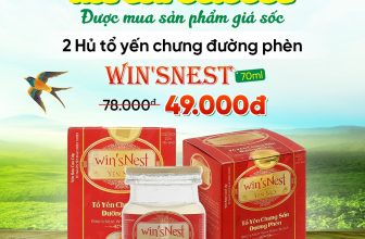 [🆕🇻🇳] Bách Hóa Xanh là chuỗi siêu thị mini chuyên bán thực phẩm tươi sống và nhu yếu phẩm của tập đoàn TGDĐ ♥️️ Top1Index 📚  Với hóa đơn 50.000đ được mua sản phẩm giá sốc
2 hủ tổ yến chưng đường phèn Win’snest chỉ 49.000đ
Mua ngay
Khuyến mãi áp dụng đến 20/06
—————- , shares-0✔️ , likes-18❤️️ , date-2024-06-05 22:00:03🇻🇳🇻🇳🇻🇳📰🆕