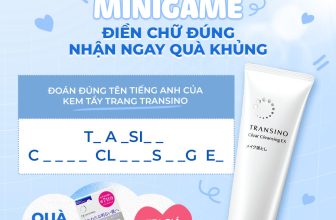 [🆕🇻🇳] Glam Beautique – Chuỗi cửa hàng Chăm sóc sức khỏe và sắc đẹp thuộc AEON Việt Nam 💅💇 Top1Makeup 💕👄  [MINIGAME] ĐIỀN CHỮ ĐÚNG – NHẬN NGAY QUÀ KHỦNGLOA LOA LOA
TRANSINO đang chờ bạn điền vào chỗ trống đấy. Hãy nhanh tay lẹ mắt để nhận quà hấp dẫn ngay bạ , shares-271✔️ , likes-372❤️️ , date-2024-05-08 01:00:35🇻🇳🇻🇳🇻🇳📰🆕