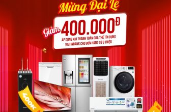[🆕🇻🇳] VietinBank – Ngân hàng TMCP Công Thương Việt Nam 💵 🏧   GIẢM NGAY 400.000 VNĐ CÙNG THẺ TÍN DỤNG VIETINBANK
Áp dụng cho tất cả các chủ thẻ tín dụng VietinBank khi mua sắm tại Điện Máy Chợ Lớn và thanh toán với đ , shares-5✔️ , likes-50❤️️ , date-2024-05-19 14:05:53🇻🇳🇻🇳🇻🇳📰🆕