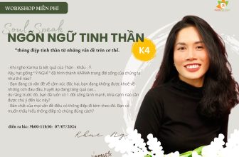 [🆕🇻🇳] Sunrise Yoga & Coach – Yoga trị liệu – Dinh dưỡng trị liệu  – Health Coach – Life coach – Yoga trị liệu 🧘 Top1Yoga 🤸🏻‍♀️ Bạn thân mến,
Một chương trình tri ân cho những bạn đã từng và đang học tại SYC.
workshop: NGÔN NGỮ TINH THẦN K4
Host: Khue Ng
– Khi nghe Karma là kết qu , shares-0✔️ , likes-17❤️️ , date-2024-06-12 14:30:04🇻🇳🇻🇳🇻🇳📰🆕