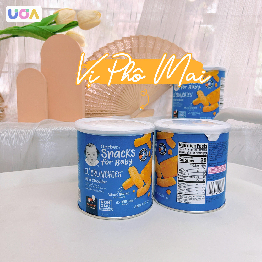 [🆕🇻🇳]  Ú Oà – Mẹ Bầu Và Em Bé – 499 Phan Văn Trị , Q.Gò Vấp 🧑‍🧒❤️️👶⭐️ BÁNH ĂN DẶM GERBER NGON MÊ LY
Phải công nhận snack ăn dặm nhà Gerber này đến người lớn mình ăn còn mê chứ nói gì “bọn không răng”
Bánh ngọt nhẹ, dễ tan t , shares-0✔️ , likes-1❤️️ , date-2024-06-15 23:00:02🇻🇳🇻🇳🇻🇳📰🆕