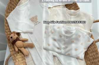 [🆕🇻🇳]  Kem Sữa Fashion – Baby & Kid Authentic – Chuyên thời trang trẻ em hàng hiệu xách tay 🧑‍🧒❤️️👶⭐️  Ở đây có #SLEEPINGSUITS được s@le nửa rá ạ
Còn lẻ size thui ạ, nên chốt nhanh để e mua lun k hết nhé ạ   cotton khỏi lo nghĩ
Order #Matalanuk 2-3 tuần  , shares-0✔️ , likes-2❤️️ , date-2024-07-03 17:58:13🇻🇳🇻🇳🇻🇳📰🆕