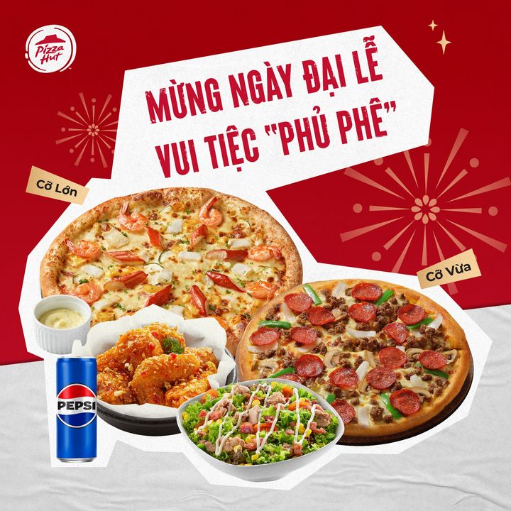 [🍕🇻🇳] Pizza Hut Việt Nam 🍕 Top1Pizza – no1Pizza 🥘 – 🥳 NGHỈ LỄ TẠI GIA, MÓN NGON ĐẦY NHÀ❤️ Hòa cùng niềm vui chung của đấ …