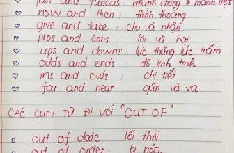 [🆕🇻🇳] Ngân hàng bài tập tiếng Anh theo chuyên đề 📚 Top1Learn 📕  Những cụm từ luôn “dính” lấy nhau   Một số cụm từ Ad thấy hay ra trong đề thi lắm đó nha   Nguồn: Sưu tầm
, shares-107✔️ , likes-132❤️️ , date-2019-10-14 00:35:43🇻🇳🇻🇳🇻🇳📰🆕