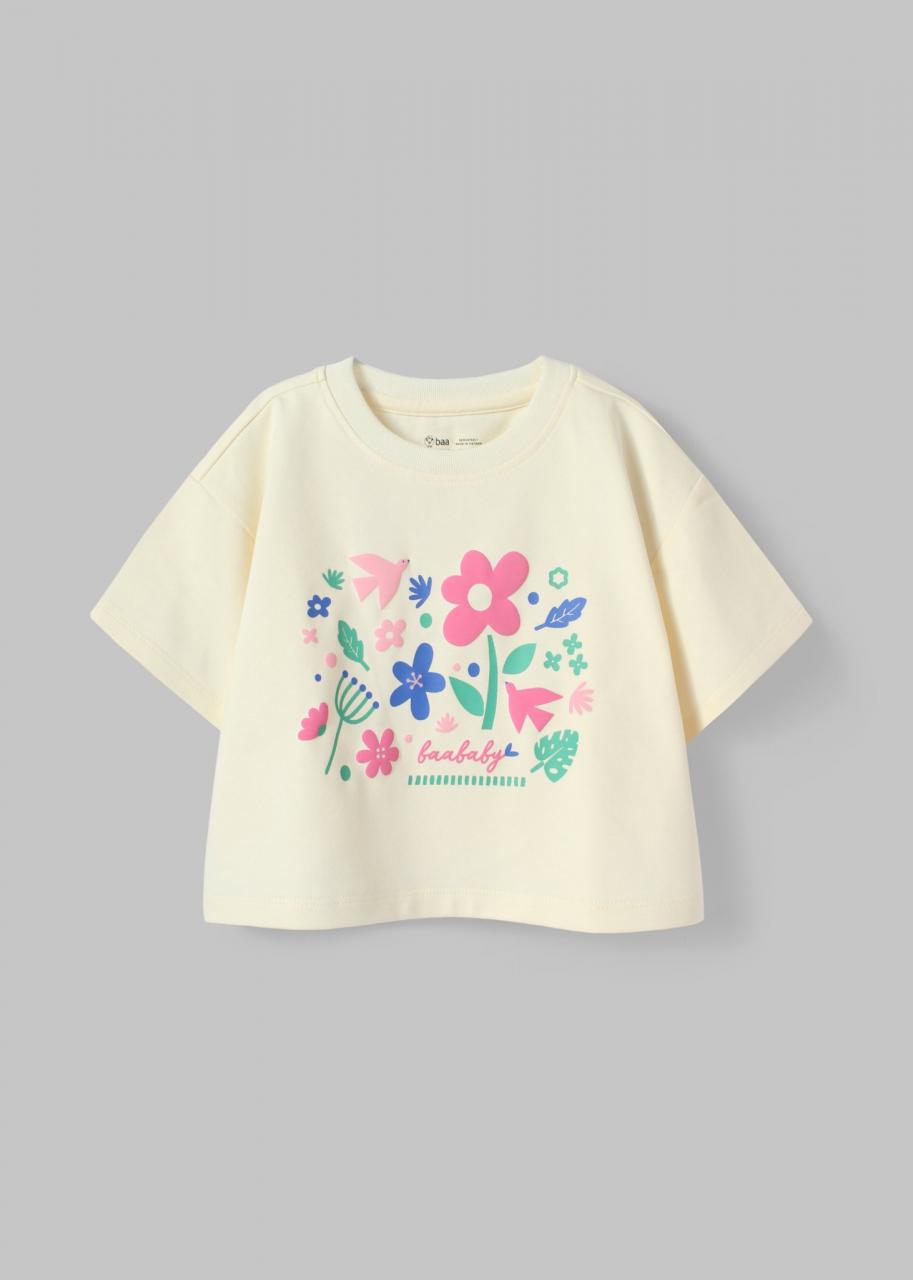 [🛒🇻🇳]Áo Thun Lửng Form Rộng Bé Gái Trắng Kem Hoa Lá – Khác , SKU – B-GC-AT33N-07-2KE-18M-2Y – baababy.com.vn 🇻🇳🛒Top1Shop🛒 🇻🇳Top1Vietnam🇻🇳 🛍🛒🇻🇳