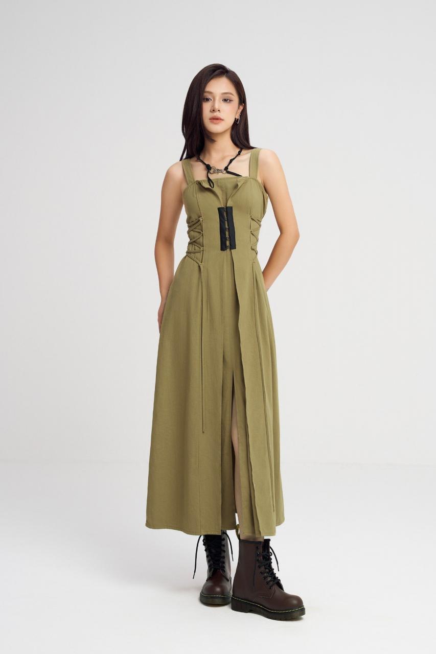 [🛒🇻🇳]Váy midi phối dây – HIME , SKU – – himevn.com 🇻🇳🛒Top1Shop🛒 🇻🇳Top1Vietnam🇻🇳 🛍🛒🇻🇳