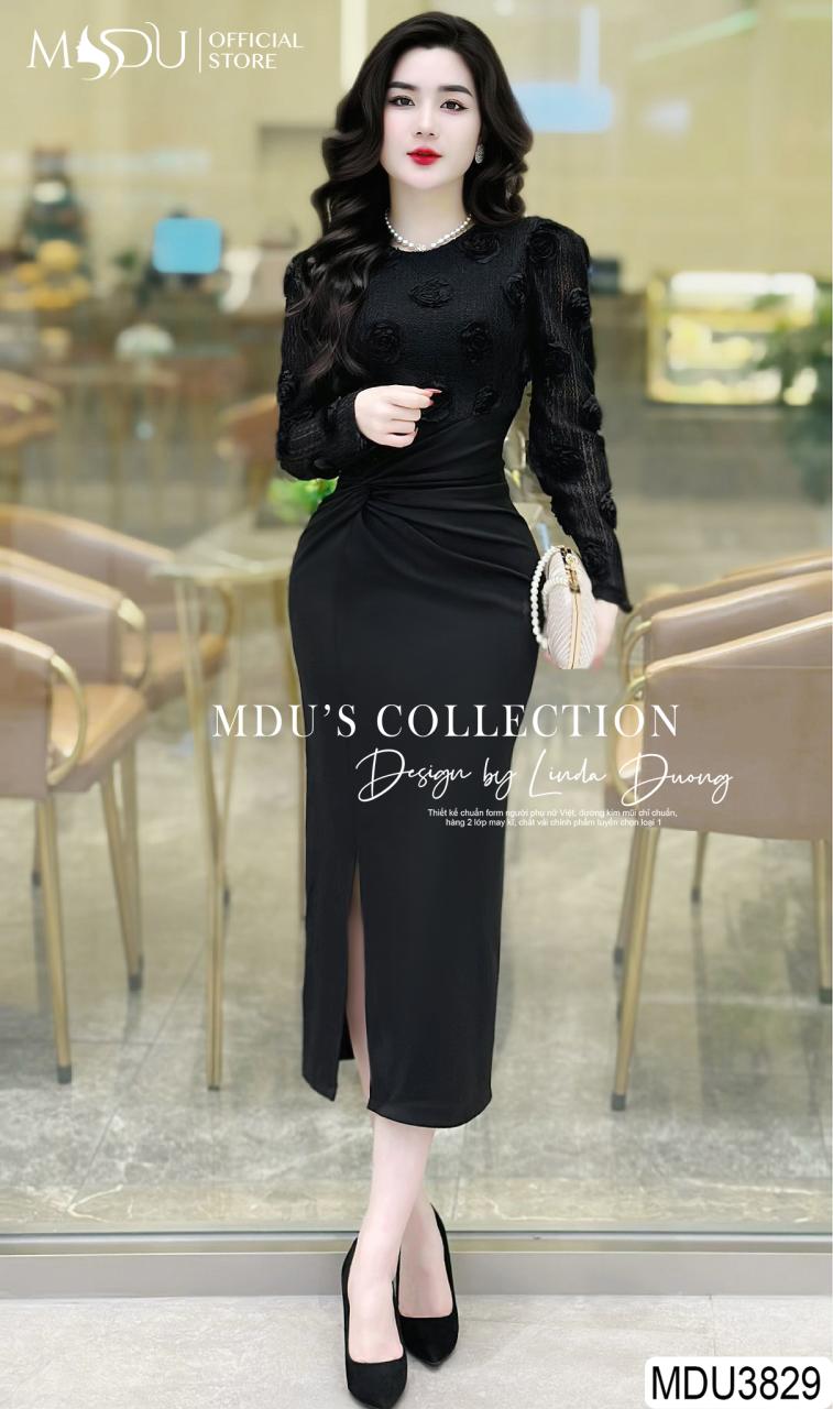 [🛒🇻🇳]Váy Đầm Body MDU3829 Ren Hoa Đính Dệt Nổi, Tùng Váy Mango Ý Cao Cấp – , SKU – – mdufashion.com 🇻🇳🛒Top1Shop🛒 🇻🇳Top1Vietnam🇻🇳 🛍🛒🇻🇳