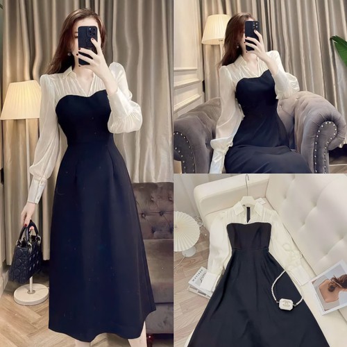 [🛒🇻🇳]Đầm Váy Xòe Phối Voan Tơ Đen Phom Dài Dạo Phố Dự Tiệc BY7196 – , SKU – 33_114230116 – sendo.vn 🇻🇳🛒Top1Shop🛒 🇻🇳Top1Vietnam🇻🇳 🛍🛒🇻🇳