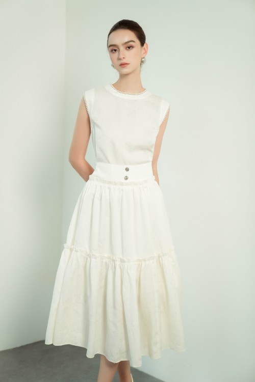 [🛒🇻🇳]Áo nữ – Off-White Brocade Blouse – , SKU – – sixdo.vn 🇻🇳🛒Top1Shop🛒 🇻🇳Top1Vietnam🇻🇳 🛍🛒🇻🇳