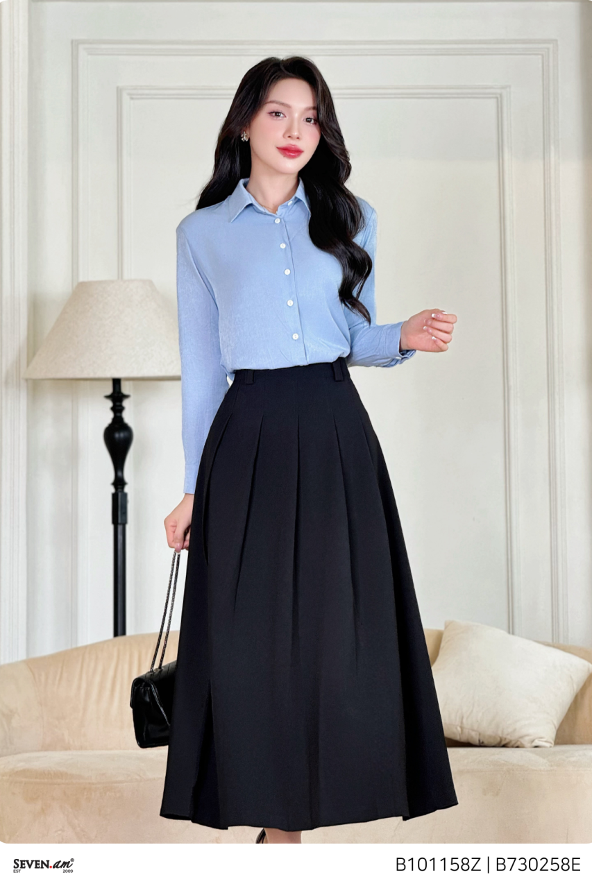 [🛒🇻🇳]Áo sơ mi basic dáng suông thời trang nữ Seven.AM B101158Z – Seven.AM , SKU – – sevenam.vn 🇻🇳🛒Top1Shop🛒 🇻🇳Top1Vietnam🇻🇳 🛍🛒🇻🇳