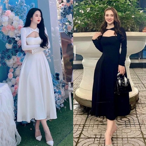 [🛒🇻🇳]Đầm Váy Xòe Dáng Dài Trắng Đen Khoét Ngực Sexy Quyến Rũ Dự Tiệc BY7156 – , SKU – 33_114122372 – sendo.vn 🇻🇳🛒Top1Shop🛒 🇻🇳Top1Vietnam🇻🇳 🛍🛒🇻🇳