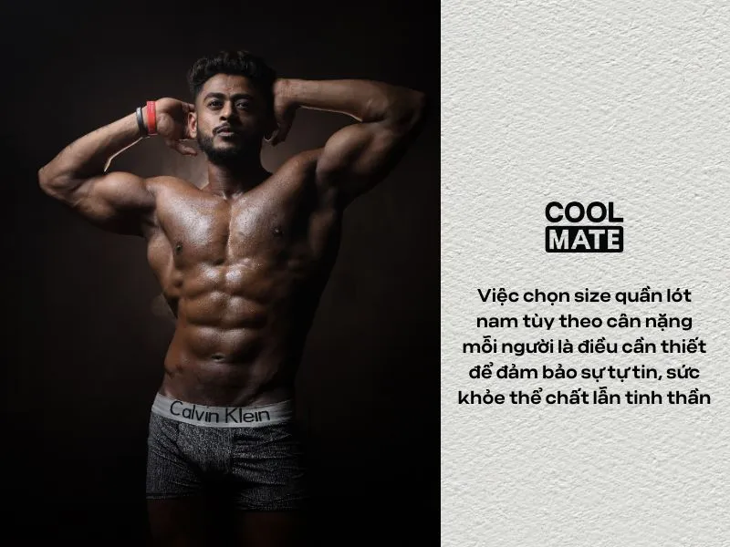 Cách chọn size quần lót nam theo cân nặng chuẩn nhất cho chàng [🆕🇻🇳] coolmate.me