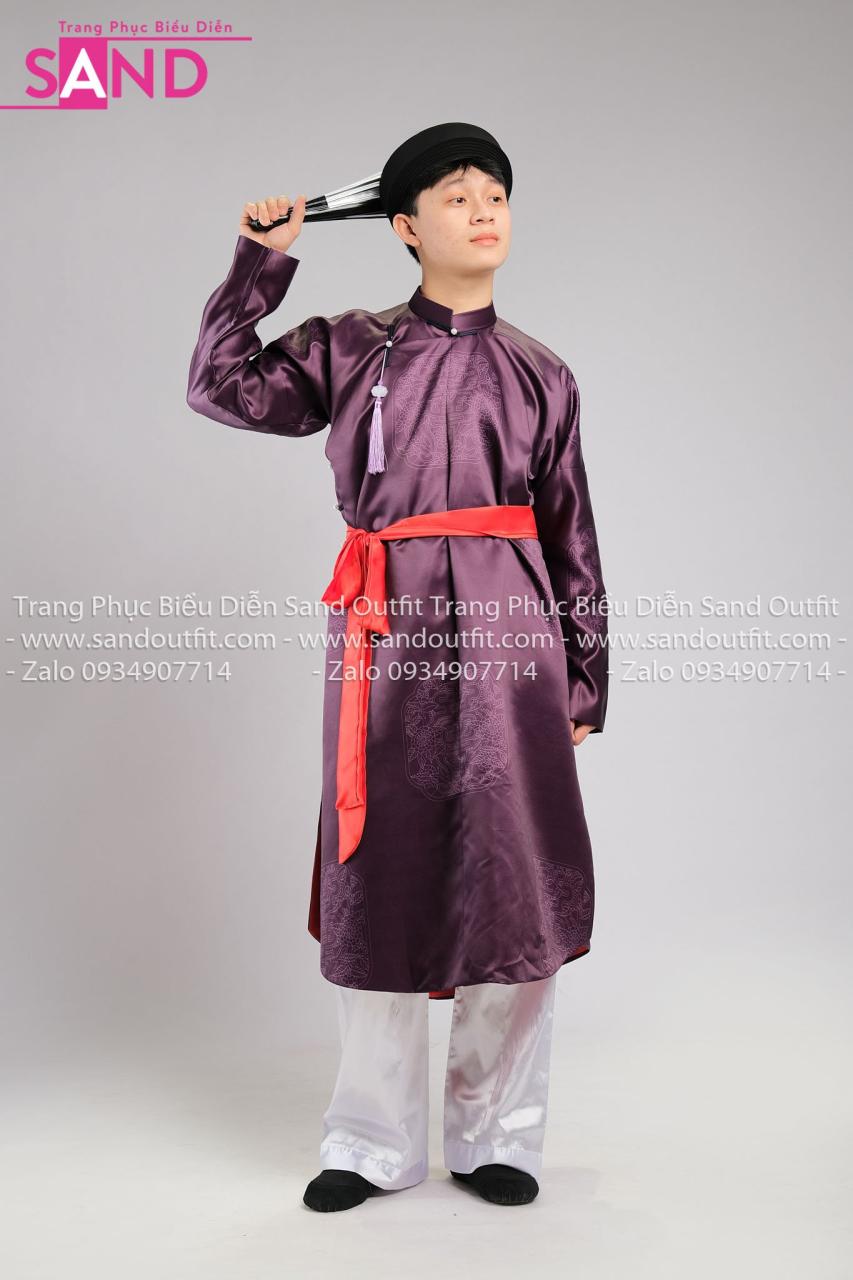 [🛒🇻🇳]TCN0701 Áo Ngũ Tấc Nam Tím Hoạ Tiết - Sand Outfit , SKU - - sandoutfit.com 🇻🇳🛒Top1Shop🛒 🇻🇳Top1Vietnam🇻🇳 🛍🛒🇻🇳