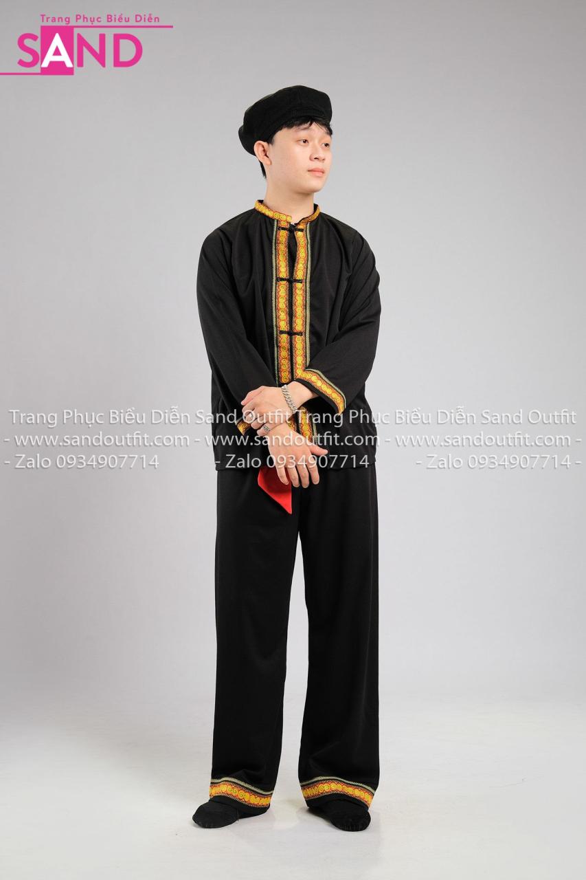 [🛒🇻🇳]NTB0105 Trang Phục Tày Nam Họa Tiết Diền Vàng - Sand Outfit , SKU - - sandoutfit.com 🇻🇳🛒Top1Shop🛒 🇻🇳Top1Vietnam🇻🇳 🛍🛒🇻🇳