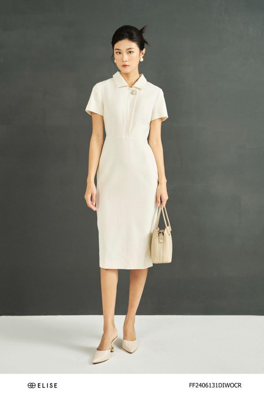 [🛒🇻🇳]ĐẦM KEM ÔM CỔ ĐỨC NẸP CHÉO – , SKU – FF2406131DIWOCR – elise.vn 🇻🇳🛒Top1Shop🛒 🇻🇳Top1Vietnam🇻🇳 🛍🛒🇻🇳