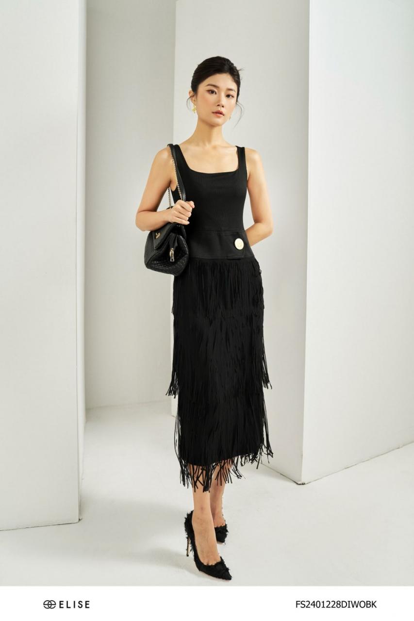 [🛒🇻🇳]ĐẦM ĐEN SÁT NÁCH CHÂN TUA RUA – , SKU – FS2401228DIWOBK – elise.vn 🇻🇳🛒Top1Shop🛒 🇻🇳Top1Vietnam🇻🇳 🛍🛒🇻🇳