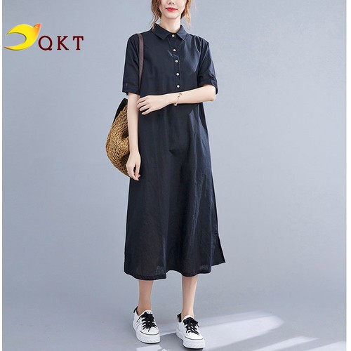 [🛒🇻🇳]Váy sơ mi nữ dáng dài basic phong cách ullzang [CÓ SẴN] Đầm sơ mi form rộng vải đũi mặc đi chơi, du lịch QKT – , SKU – 700_100264552 – sendo.vn 🇻🇳🛒Top1Shop🛒 🇻🇳Top1Vietnam🇻🇳 🛍🛒🇻🇳