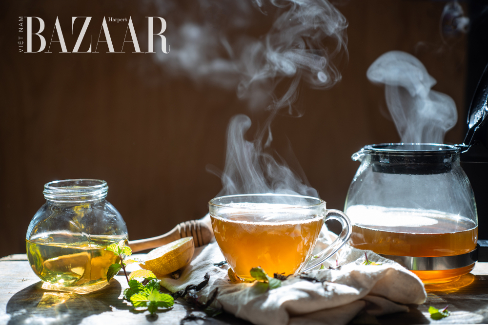 Mật ong pha nước ấm