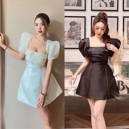 [🛒🇻🇳]Đầm Váy Xếp Ly Ngực Tay Bồng Trắng Đen BY8468 – , SKU – 33_114537569 – sendo.vn 🇻🇳🛒Top1Shop🛒 🇻🇳Top1Vietnam🇻🇳 🛍🛒🇻🇳