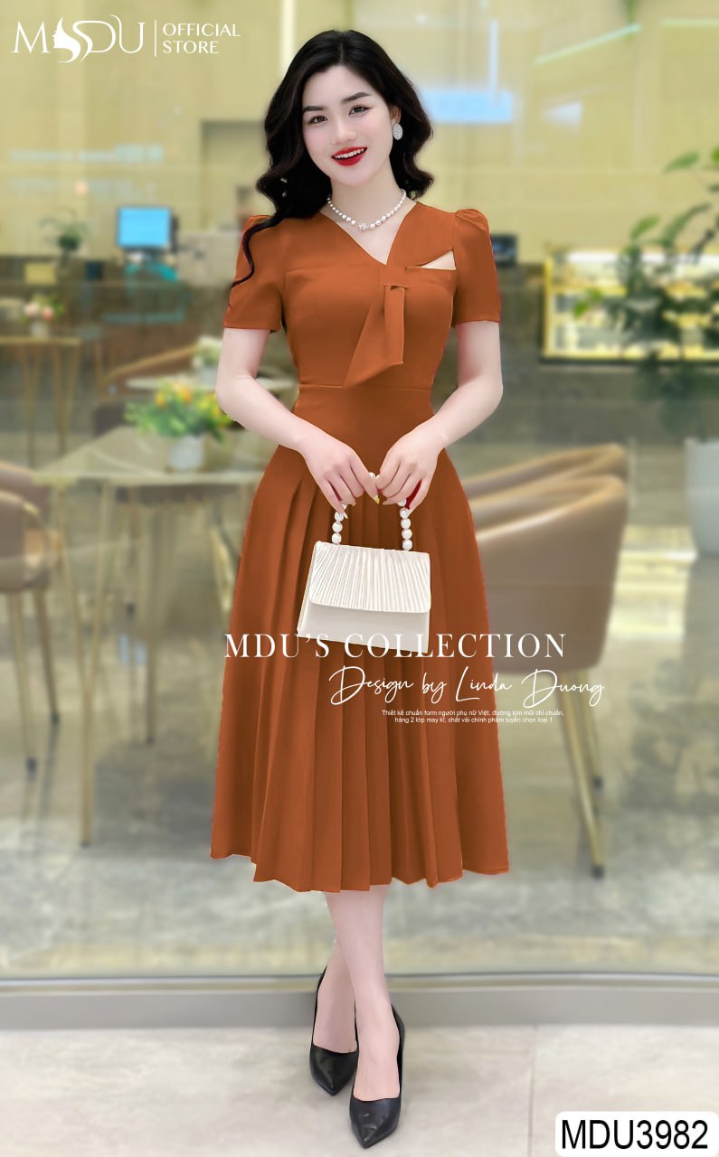 [🛒🇻🇳]Váy Đầm Công Sở MDU3982 Kết Hợp Hoàn Hảo Giữa Màu Cam Đất và Thiết Kế Thanh Lịch – , SKU – – mdufashion.com 🇻🇳🛒Top1Shop🛒 🇻🇳Top1Vietnam🇻🇳 🛍🛒🇻🇳