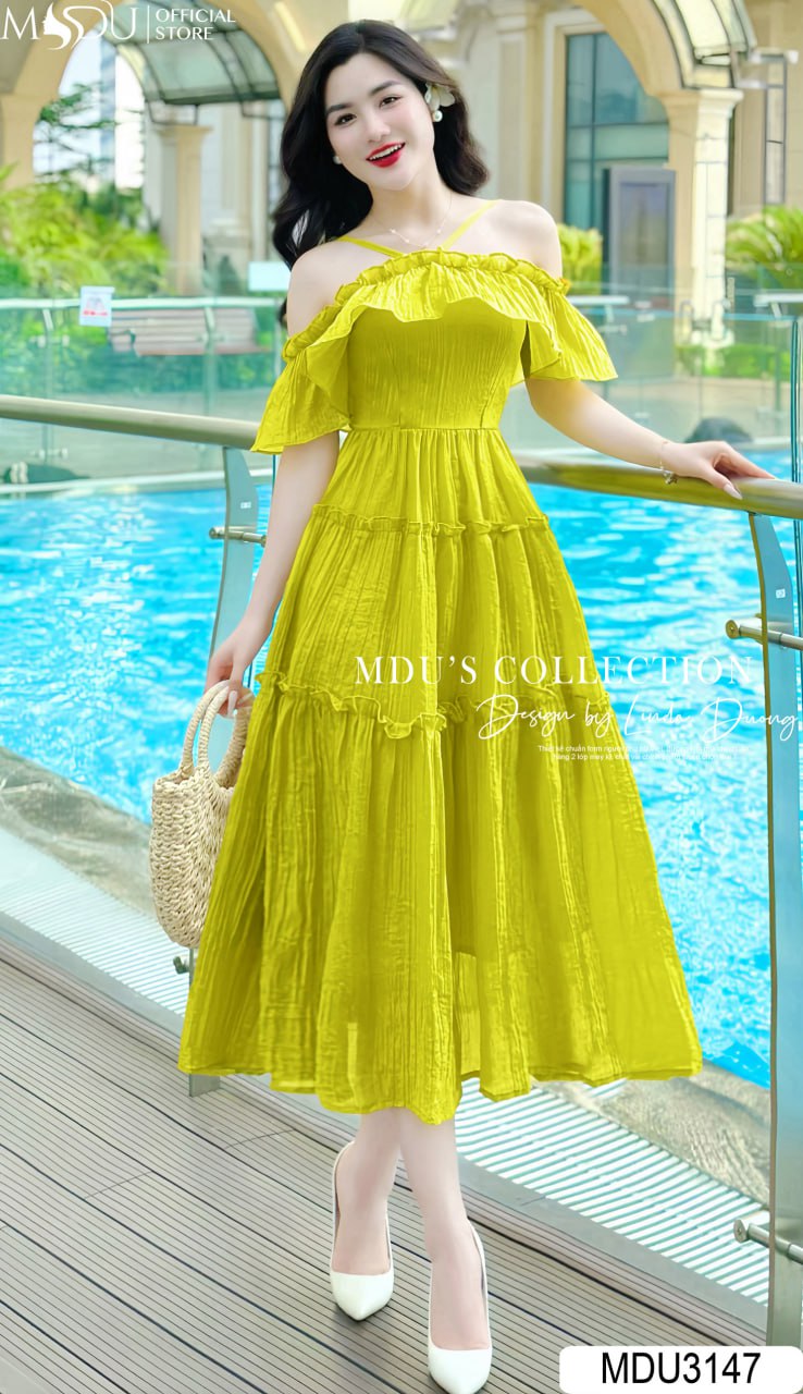 [🛒🇻🇳]Váy Đi Biển MDU3147 Sắc Xanh Bơ Trễ Vai Quyến Rũ và Nổi Bật – , SKU – – mdufashion.com 🇻🇳🛒Top1Shop🛒 🇻🇳Top1Vietnam🇻🇳 🛍🛒🇻🇳
