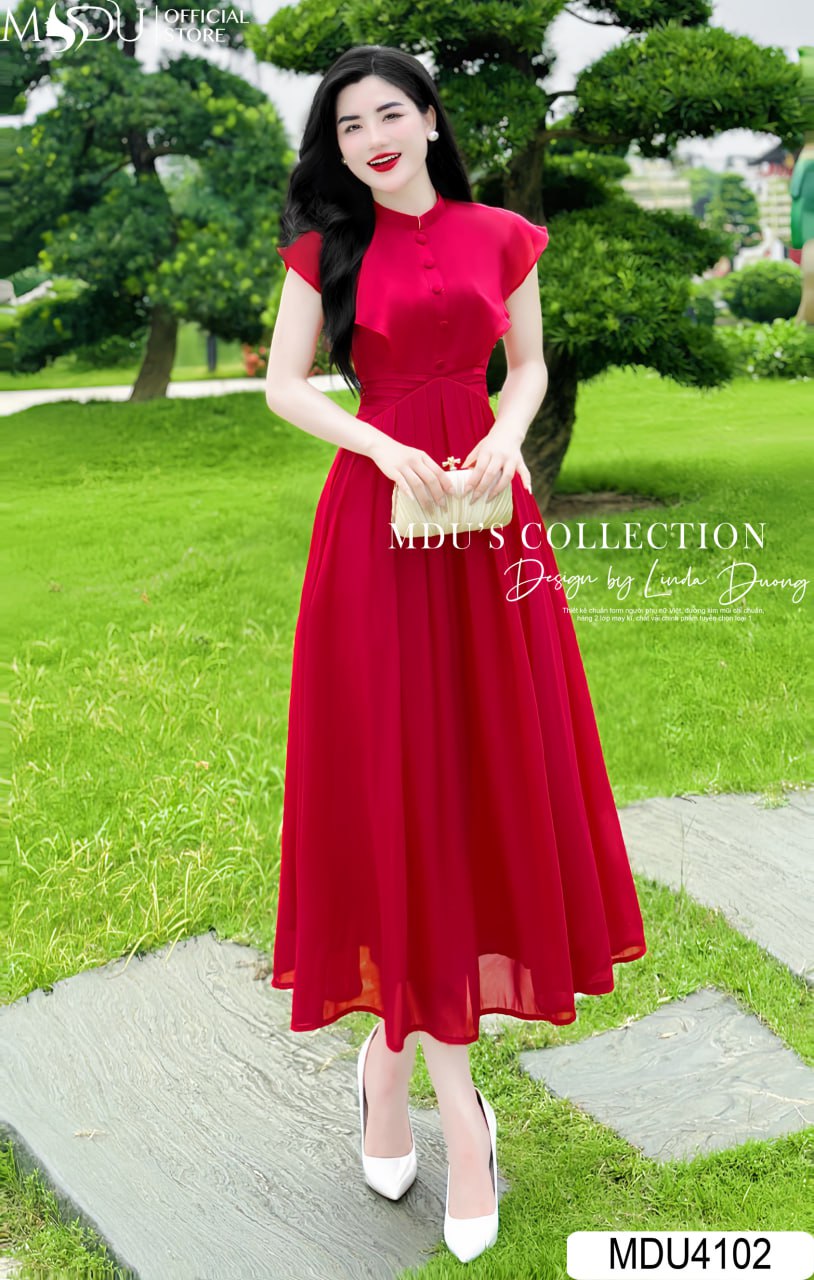 [🛒🇻🇳]Váy Đầm Dáng Xoè MDU4102 Tinh Tế và Sang Trọng Với Tông Đỏ Đậm và Thiết Kế Cánh Tiên – , SKU – – mdufashion.com 🇻🇳🛒Top1Shop🛒 🇻🇳Top1Vietnam🇻🇳 🛍🛒🇻🇳