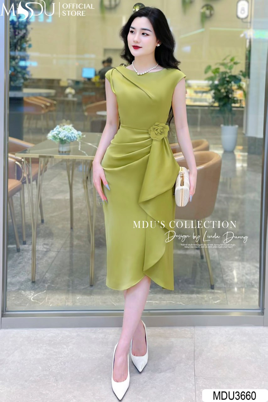 [🛒🇻🇳]Váy Thiết Kế MDU3660 Màu Xanh Bơ Sang Trọng – , SKU – – mdufashion.com 🇻🇳🛒Top1Shop🛒 🇻🇳Top1Vietnam🇻🇳 🛍🛒🇻🇳
