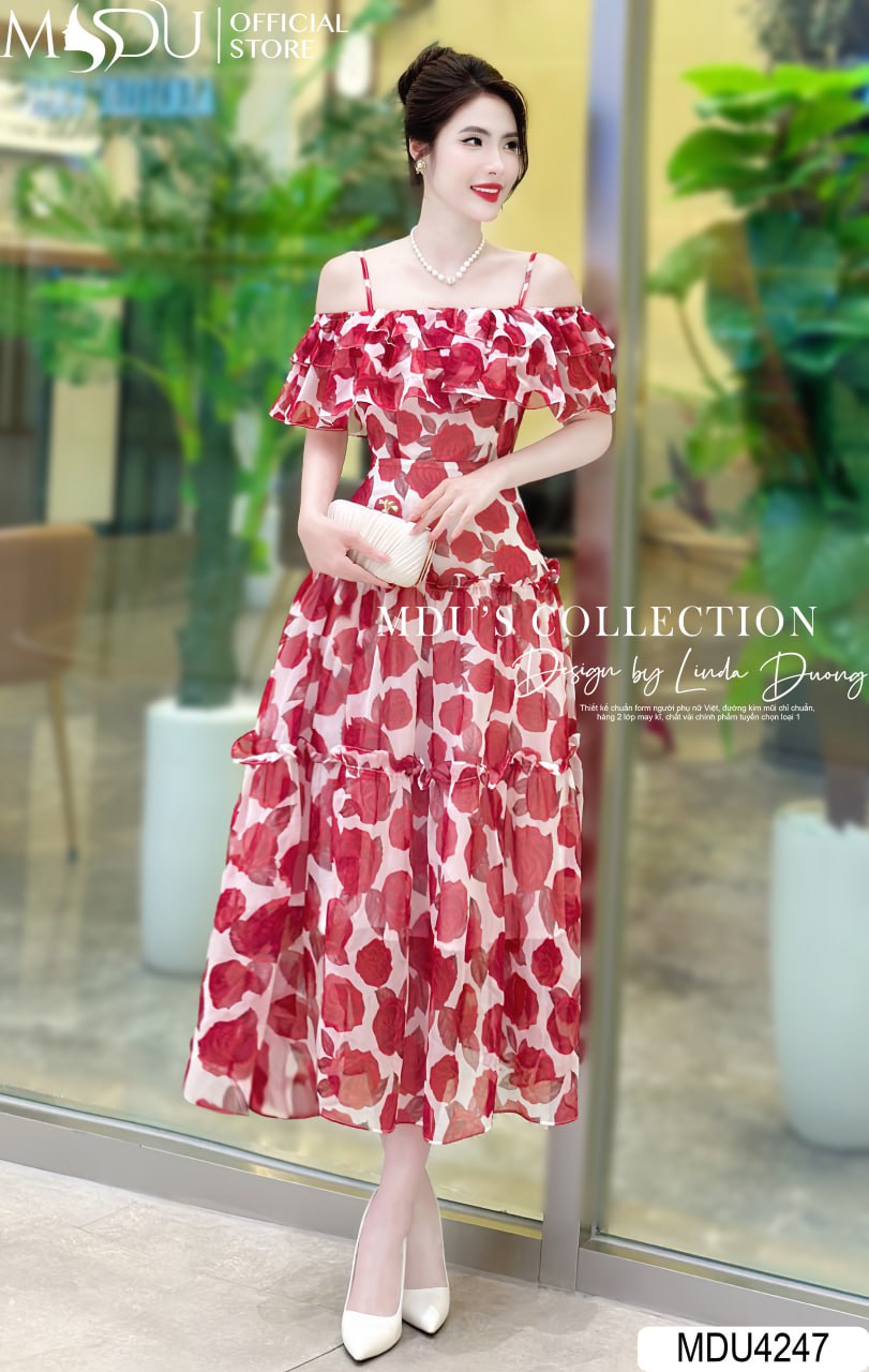 [🛒🇻🇳]Váy Thiết Kế MDU4247 Màu Đỏ Trễ Vai Quyến Rũ – , SKU – – mdufashion.com 🇻🇳🛒Top1Shop🛒 🇻🇳Top1Vietnam🇻🇳 🛍🛒🇻🇳