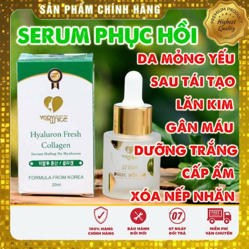 [🛒🇻🇳]SERUM DƯỠNG TRẮNG DA PHỤC HỒI HYALURON FRESH COLLAGEN YODY WHITE – Mềm Mịn Da Cấp Ẩm [Được kiểm hàng] 42011571 – , SKU – 42011571 – sendo.vn 🇻🇳🛒Top1Shop🛒 🇻🇳Top1Vietnam🇻🇳 🛍🛒🇻🇳