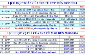 [🆕🇻🇳] Học Toán Lí cùng thầy Ái và Tư Duy Mở 📚 Top1Learn 📕 Thời khoá biểu của 2K7 TOÁN và LÍ tuần này nhé!
———————–
Các em nhớ lịch live rồi vã thôi. Đặc biệt là nhóm VẬT LÍ TDPXYZ2025!
———- , shares-7✔️ , likes-295❤️️ , date-2024-07-21 21:45:18🇻🇳🇻🇳🇻🇳📰🆕