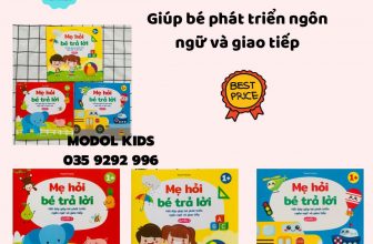 [🆕🇻🇳] MODOL KIDS – Sách Truyện, Đồ chơi thông minh, phát triển trí tuệ cho bé 🧑‍🧒❤️️👶⭐️ MẸ HỎI BÉ TRẢ LỜI – Bộ 3 cuốn – Giúp bé phát triển ngôn ngữ và giao tiếp
Dành cho bé 1+Màu sắc sinh động, họa tiết đáng yêu
Nội dung gồm những sự vật, h , shares-0✔️ , likes-2❤️️ , date-2024-08-12 01:38:44🇻🇳🇻🇳🇻🇳📰🆕