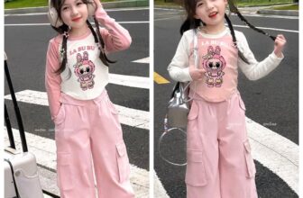 [🆕🇻🇳]  Tiệm cô Kul by Dinh Thuong luôn mang tới những sản phẩm chất lượng, đẹp mắt, theo trend 🧑‍🧒❤️️👶⭐️ Bạn nào fan Labubu chắc chắn là yêu thích mẫu này rồi. Hoạ tiết này đang hot hit lắm. Áo tay giáp lăng xinh yêu, quần kaki túi hộp định của chóp. Tông trắn , shares-0✔️ , likes-2❤️️ , date-2024-08-19 17:05:29🇻🇳🇻🇳🇻🇳📰🆕