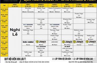 [🆕🇻🇳] Igym Fitness & Yoga 🧘 Top1Yoga 🤸🏻‍♀️ — LỊCH TẬP TUẦN MỚI —
IGYM FITNESS & YOGA xin gửi tới quý hội viên lịch tập các lớp GX & Yoga tuần mới (02/09/2024 – (08/09/2024)
Kính chúc quý hội viên  , shares-1✔️ , likes-1❤️️ , date-2024-08-30 15:05:12🇻🇳🇻🇳🇻🇳📰🆕