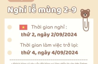 [🆕🇻🇳] EMBES là thương hiệu thời trang “Việt made” chất lượng cao dành cho trẻ em 🧑‍🧒❤️️👶⭐️ 𝐓𝐡𝐨̂𝐧𝐠 𝐛𝐚́𝐨 𝐥𝐢̣𝐜𝐡 𝐧𝐠𝐡𝐢̉ 𝐥𝐞̂̃Gia đình mình đã có kế hoạch gì cho dịp nghỉ lễ 2/9 chưa ạ?Embes xin thông báo rằng các mẹ vẫn có thể chọn đồ thoải mái c , shares-0✔️ , likes-10❤️️ , date-2024-08-30 15:37:03🇻🇳🇻🇳🇻🇳📰🆕